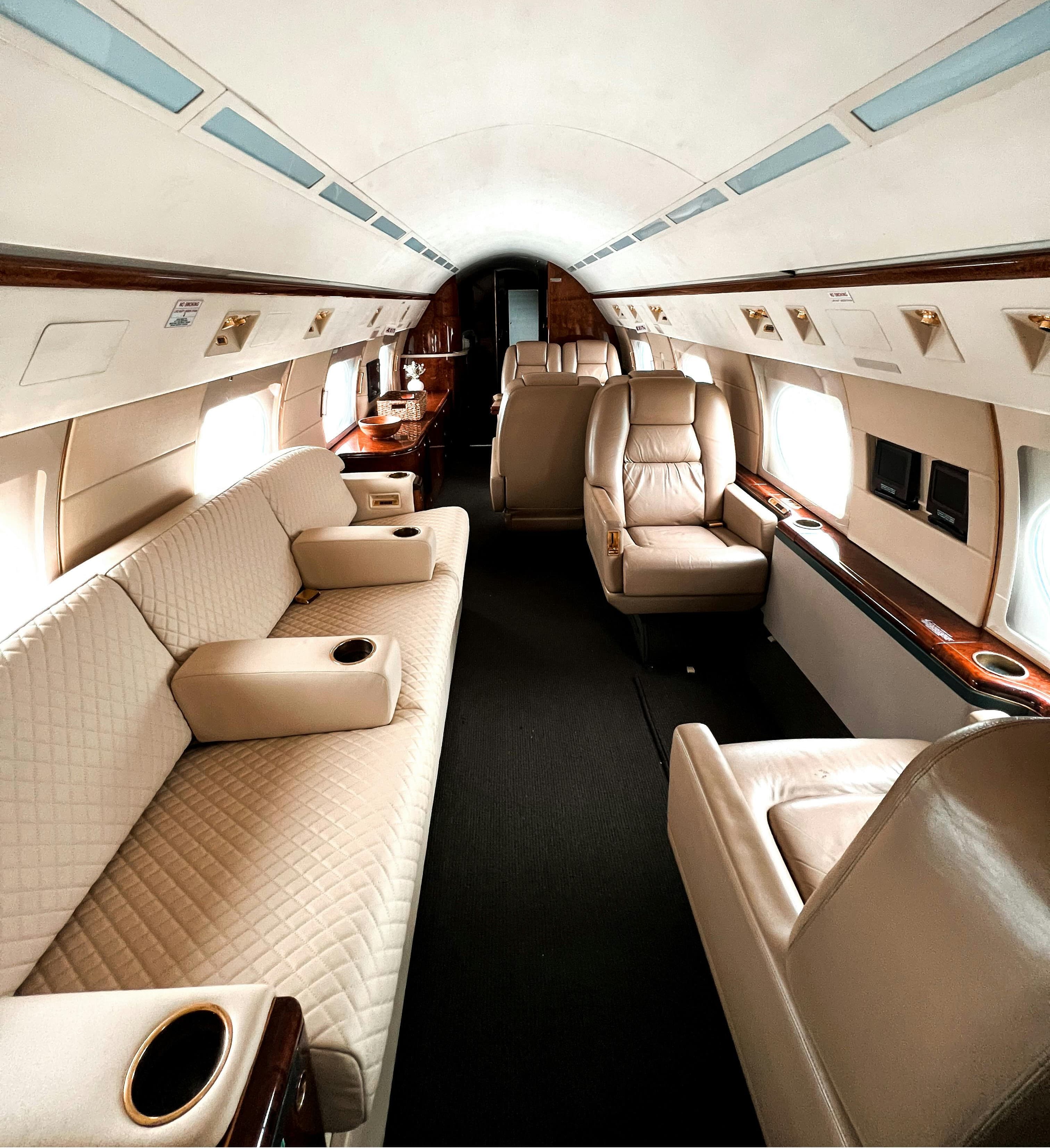 Private Jet Interior